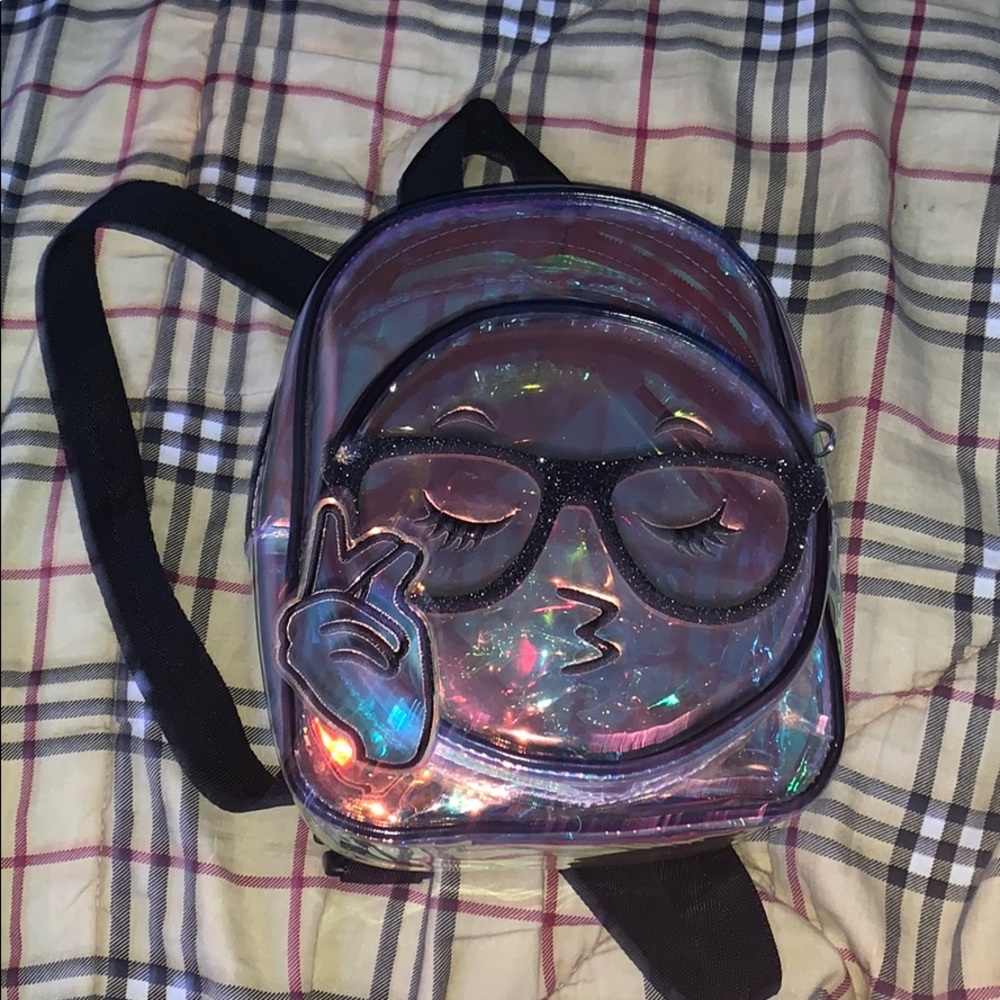 Holographic Mini Backpack
